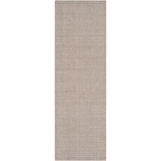 Hand crafted Solid Beige Casual Nero Wool Rug (26 x 8) Today $174