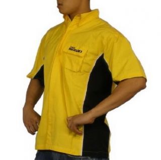 Mens Suzuki Athletic Button Down Racing Shirt (Size XXL