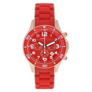 Marc Jacobs Womens Rock Red Silicone Watch