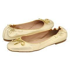 Lilly Pulitzer Roped Ballet Flat Metallic Gold