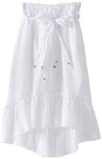 My Michelle Girls 7 16 Maxi Skirt, White, X Large