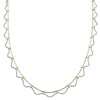 Fremada 10k Two tone Gold 17 inch Fancy Necklace Today $374.99