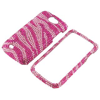 Hot Pink Zebra Diamond Case for Samsung Exhibit 2 4G T679