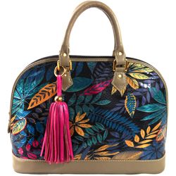 Claudia G Antonia Jungle Leather Trim Handbag Today $182.99