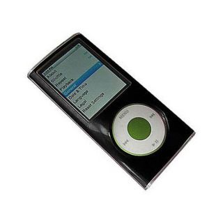SKQUE Apple iPod Nano 4G Chromatic Series Black Crystal Aluminum Case