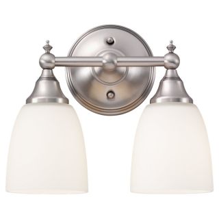 Finitude Antique Brushed Nickel 2 light Wall/ Bath Fixture Today $