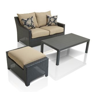 Delano by RST Outdoor 3 piece Patio Furniture Set