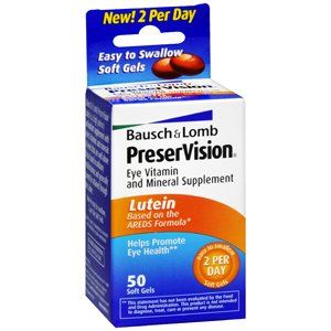 PRESERVISION W/LUTEIN SOFTGEL 50SG BAUSCH AND LOMB Health