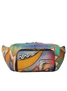 Anuschka Bags HAND PAINTED Fanny Pack 1086AT Clothing