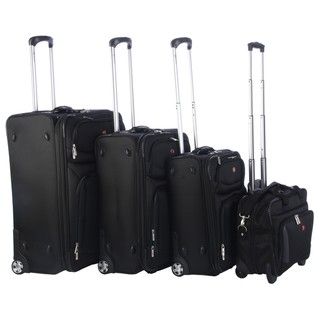 Wenger Lucerne Lite XLT Collection Black 4 piece Luggage Set