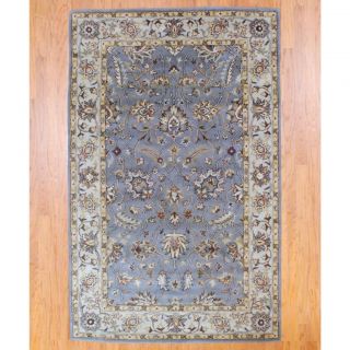Indo Hand tufted Gray/ Ivory Wool Rug (5 x 8) Today $214.99
