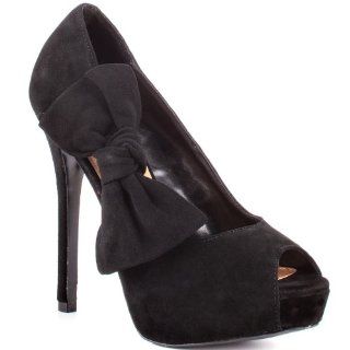 Womens Shoe Bowderek   Black Suede by Steve Madden Shoes