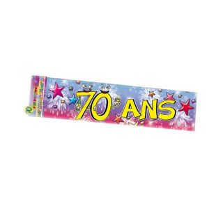 70 ans   Achat / Vente DECO ANNIVERSAIRE Banniére Anniversaire 70