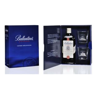 Ballantines Coffret 2 verres (70cl)   Scotch Whisky Blend   Ecosse