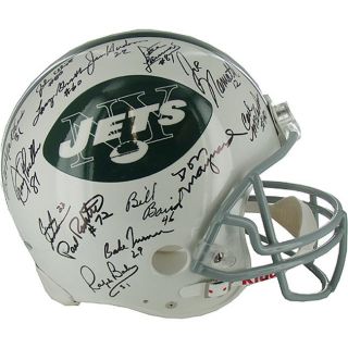 Steiner Sports Autographed 1969 Jets Team Signed NFL Throwback Helmet