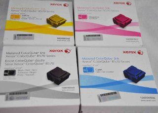 4 Total Xerox Metered Colorqube Inks 8570 C/M/Y/K