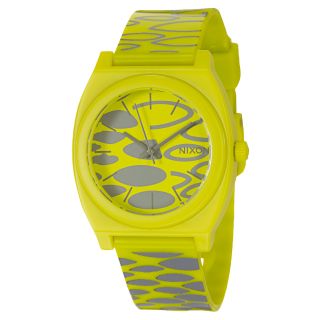 Nixon Mens Yellow and Grey Time Teller Watch Today $44.99