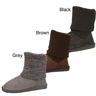 Comfort Womens Marble Sweater Boots