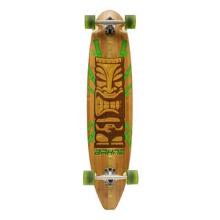 Bahne Artisan Bamboo and Maple Tropical Tiki Deluxe Longboard