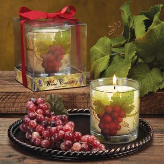DecoGlow Wine Country Large Candles (Set of 6)