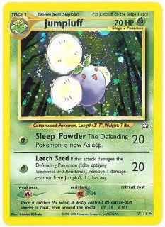 Pokemon Card 7/111   JUMPLUFF (holo foil) Toys & Games