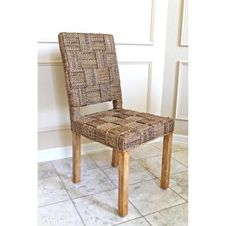 Rica Basket Weave Twisted Banana Chairs (set of 2)