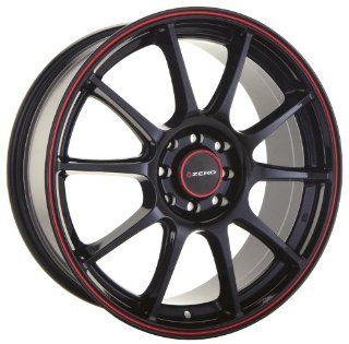 18x9 Konig Zero (Gloss Black w/ Red Stripe) Wheels/Rims 5x114.3