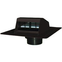 Canplas Inc 6013BL Roof Dryer Vent Black  
