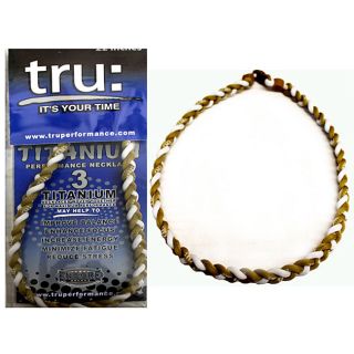 TRU Performance Titanium Gold/ White Therapy Necklace Today $14.99