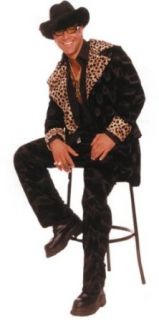 Adult Cheetah Pimp Costume (SizeX Large 42 44) Clothing