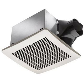 White 130 CFM Humidity Sensor Fan