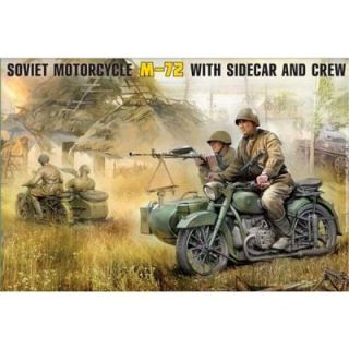ZVEZDA   Moto soviétique M 72   Achat / Vente MODELE REDUIT MAQUETTE