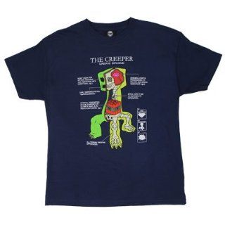 Creeper Anatomy   Minecraft Youth T shirt by Unknown
