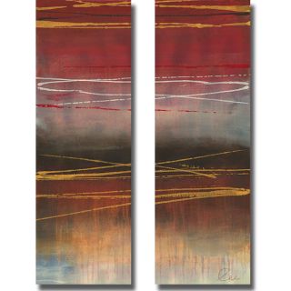 Jeni Lee Gold Rush Panel I and II 2 piece Canvas Art Set Today $155