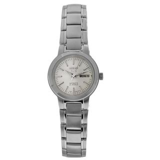 Seiko Womens 21 Jewels Automatic Stainless Steel Watch