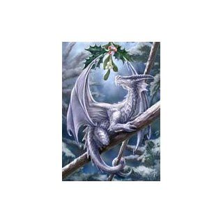 Snow Dragon  Anne Stokes Yuletide Magic Greetings Card