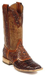 Black Jack Hand Tooled Cowboy Boots #HT122 Shoes