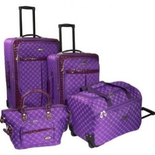 American Flyer Signature 4 Piece Expandable Luggage Set