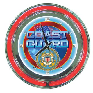 United States Coast Guard Neon Clock Today $68.99