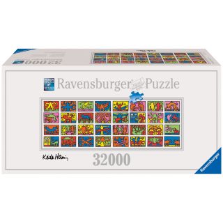 32,000 piece Keith Haring   Double Retrospect Puzzle Today $266.99 5