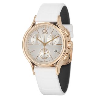 Calvin Klein Womens Skirt Rose goldplated Swiss Quartz Watch Today