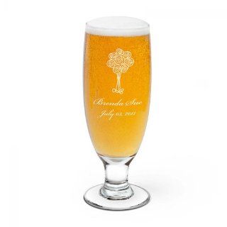 Bouquet Personalized Beer Glass