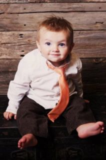 Baby Toddler Boy Necktie Tie   Peach (2 5 years) Clothing