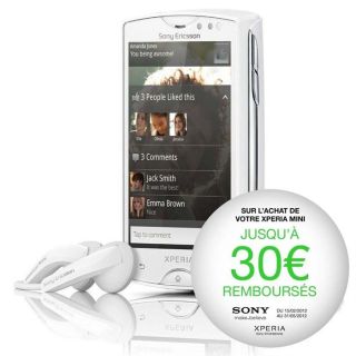 Sony Ericsson Xperia Mini Blanc   Achat / Vente SMARTPHONE Sony