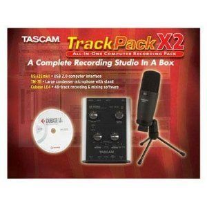 Tascam TRACKPacKX2 Recording Bundle with Us122MKII and Mic