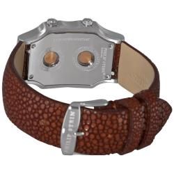 Philip Stein Womens Signature Brown Strap Watch