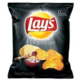 Lays Barbecue potato chips   15.125 oz bag PACK OF 2 