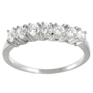 Tressa Collection Sterling Silver Round cut CZ Bridal style Ring