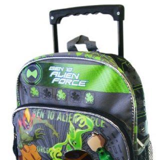 Ben 10 Alien Force Rolling Backpack   Kid size Ben 10 Wheeled Backpack