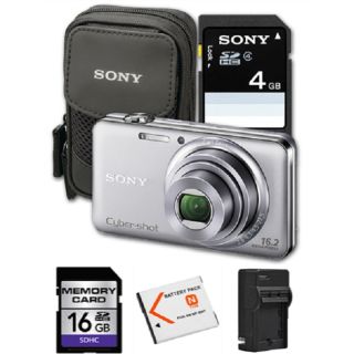 Sony Cyber shot DSC WX70 16.2MP Digital Camera Bundle Today $189.99